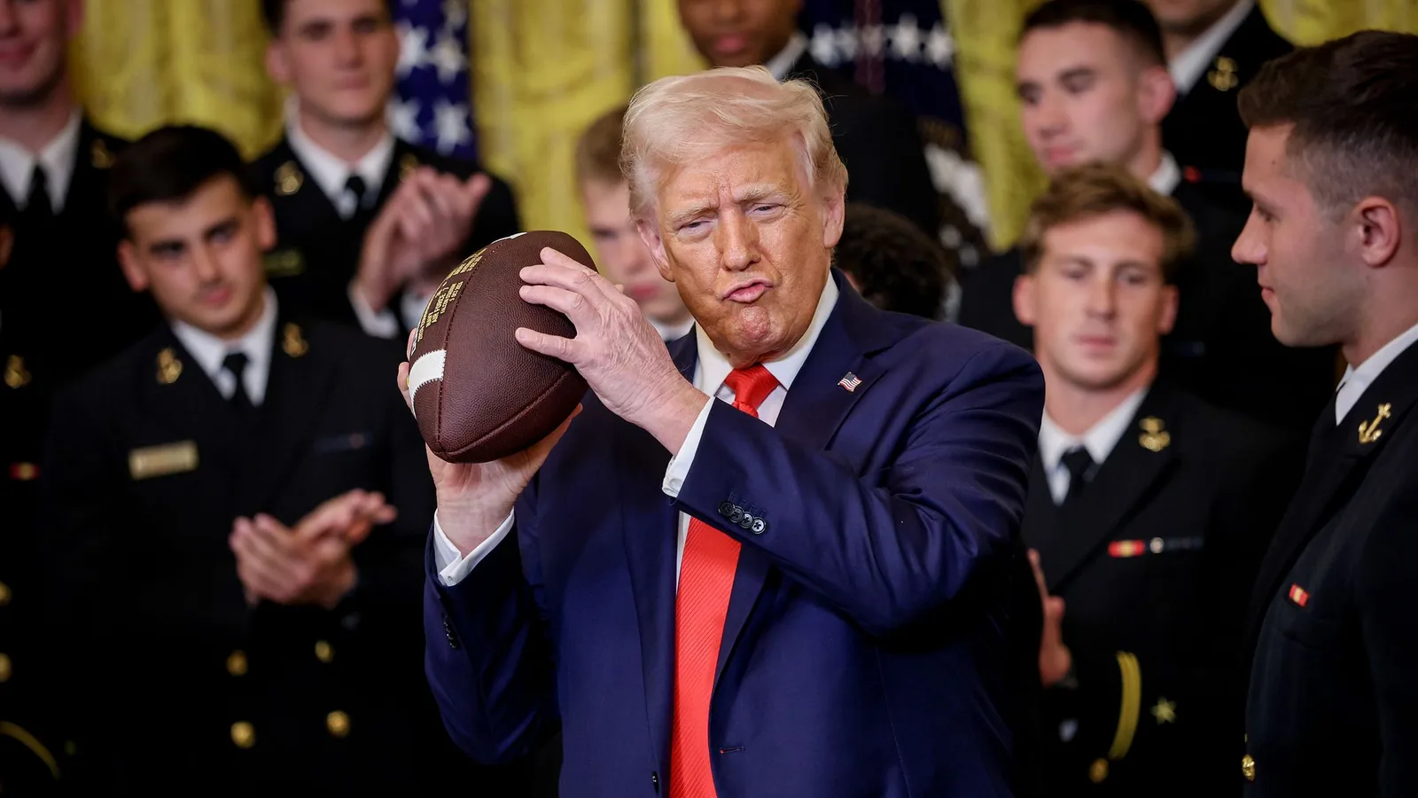 What will Trump say during the College Football Roundtable on March 6?