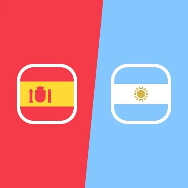 What will the announcers say during Argentina vs Spain World Cup Match?
