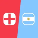 What will the announcers say during England vs Argentina World Cup Match?