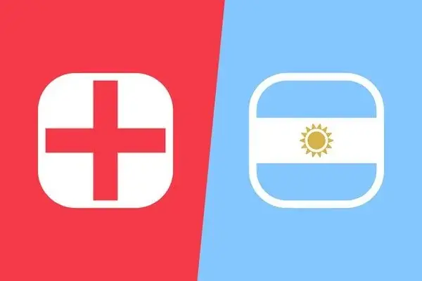What will the announcers say during England vs Argentina World Cup Match?