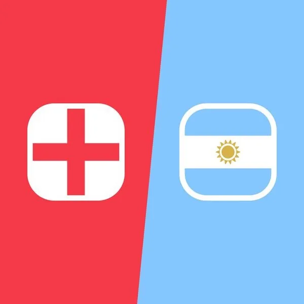 What will the announcers say during England vs Argentina World Cup Match?